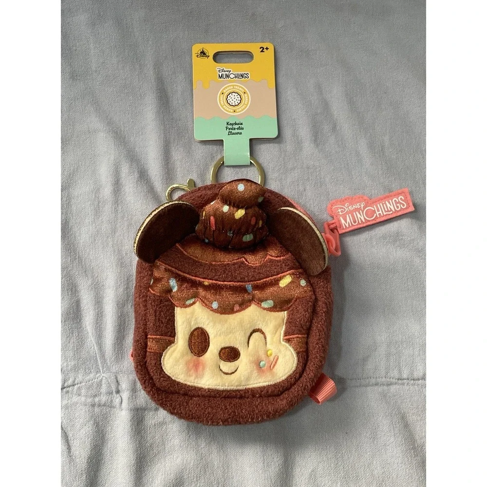 NEW Disney Parks - Munchlings - Minnie Mouse - Mini Backpack Keychain Coin Purse
